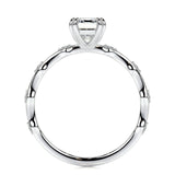 1.50 CT Emerald Solitaire CVD E/VS1 Diamond Engagement Ring 5