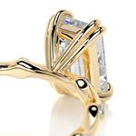 1.5 CT Emerald Solitaire CVD E/VS1 Diamond Engagement Ring 9