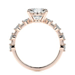 3.0 CT Oval Solitaire CVD  E/VS1 Diamond Engagement Ring 17