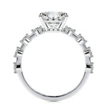 3.0 CT Oval Solitaire CVD  E/VS1 Diamond Engagement Ring 7