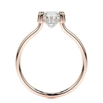 3.0 CT Oval Hidden Halo CVD E/SI1 Diamond Engagement Ring 16