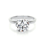 3.0 CT Princess Solitaire CVD F/VS2 Diamond Engagement Ring 24