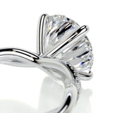 1.5 CT Round Solitaire CVD F/VS2 Diamond Engagement Ring 3