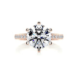 3 CT Round Solitaire CVD G/VS2 Diamond Engagement Ring 11