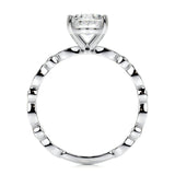 2.0 CT Oval Solitaire CVD F/SI1 Diamond Engagement Ring 6