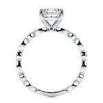 2.0 CT Oval Solitaire CVD F/SI1 Diamond Engagement Ring 6