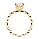 2.0 CT Oval Solitaire CVD F/SI1 Diamond Engagement Ring 12