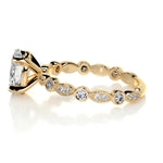 2.0 CT Oval Solitaire CVD F/SI1 Diamond Engagement Ring 11