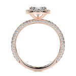 2.0 CT Pear Halo CVD F/VS2 Diamond Engagement Ring 15