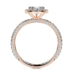 2.0 CT Pear Halo CVD F/VS2 Diamond Engagement Ring 15
