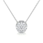 0.50 TCW Round CVD F/VS Diamond Necklace 1