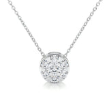 0.50 TCW Round CVD F/VS Diamond Necklace 1