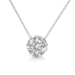 0.50 TCW Round CVD F/VS Diamond Necklace 2