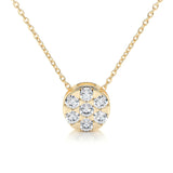 0.50 TCW Round CVD F/VS Diamond Necklace 6