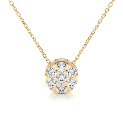 0.50 TCW Round CVD F/VS Diamond Necklace 6