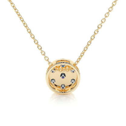 0.50 TCW Round CVD F/VS Diamond Necklace 10