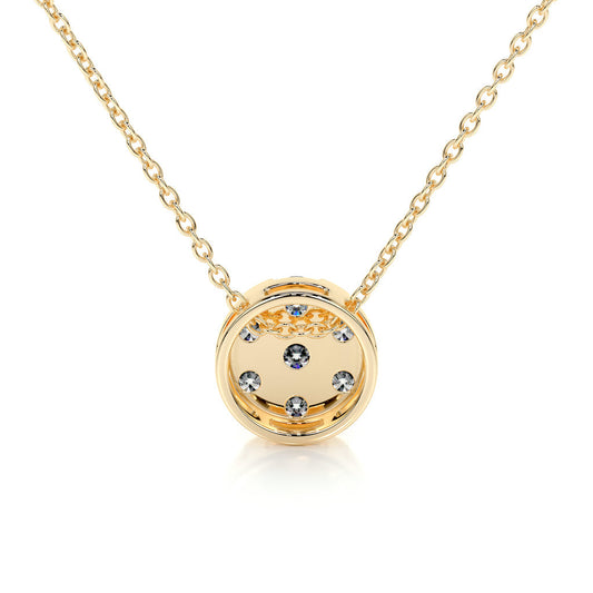 0.50 TCW Round CVD F/VS Diamond Necklace 10