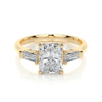 1.50 CT Radiant Three Stones CVD G/VS2 Diamond Engagement Ring 8