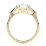 1.50 CT Radiant Three Stones CVD G/VS2 Diamond Engagement Ring 9