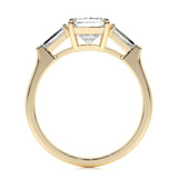 1.50 CT Radiant Three Stones CVD G/VS2 Diamond Engagement Ring 9