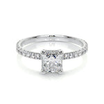 1.05 CT Radiant Hidden Halo CVD E/VS2 Diamond Engagement Ring 20