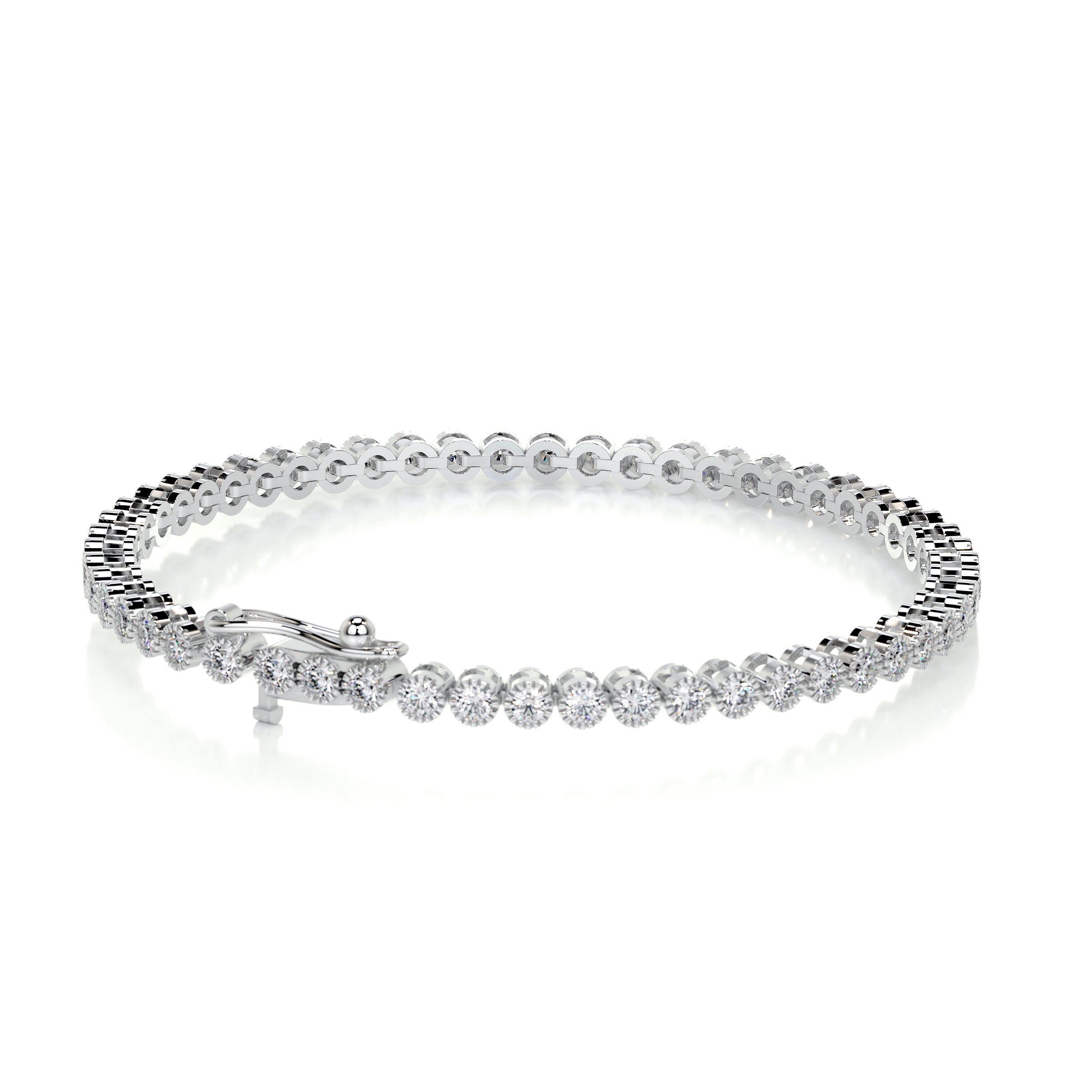 1.5 TCW Round Lab Grown Diamond Tennis Bracelet