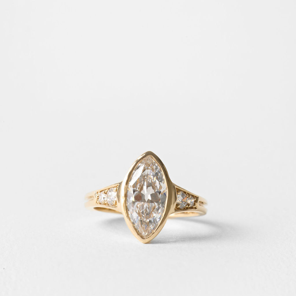 2 CT Round Halo & Pave Lab Grown Diamond Engagement Ring