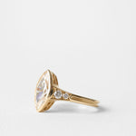 2 CT Round Halo & Pave Lab Grown Diamond Engagement Ring