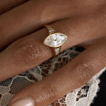2 CT Round Halo & Pave Lab Grown Diamond Engagement Ring