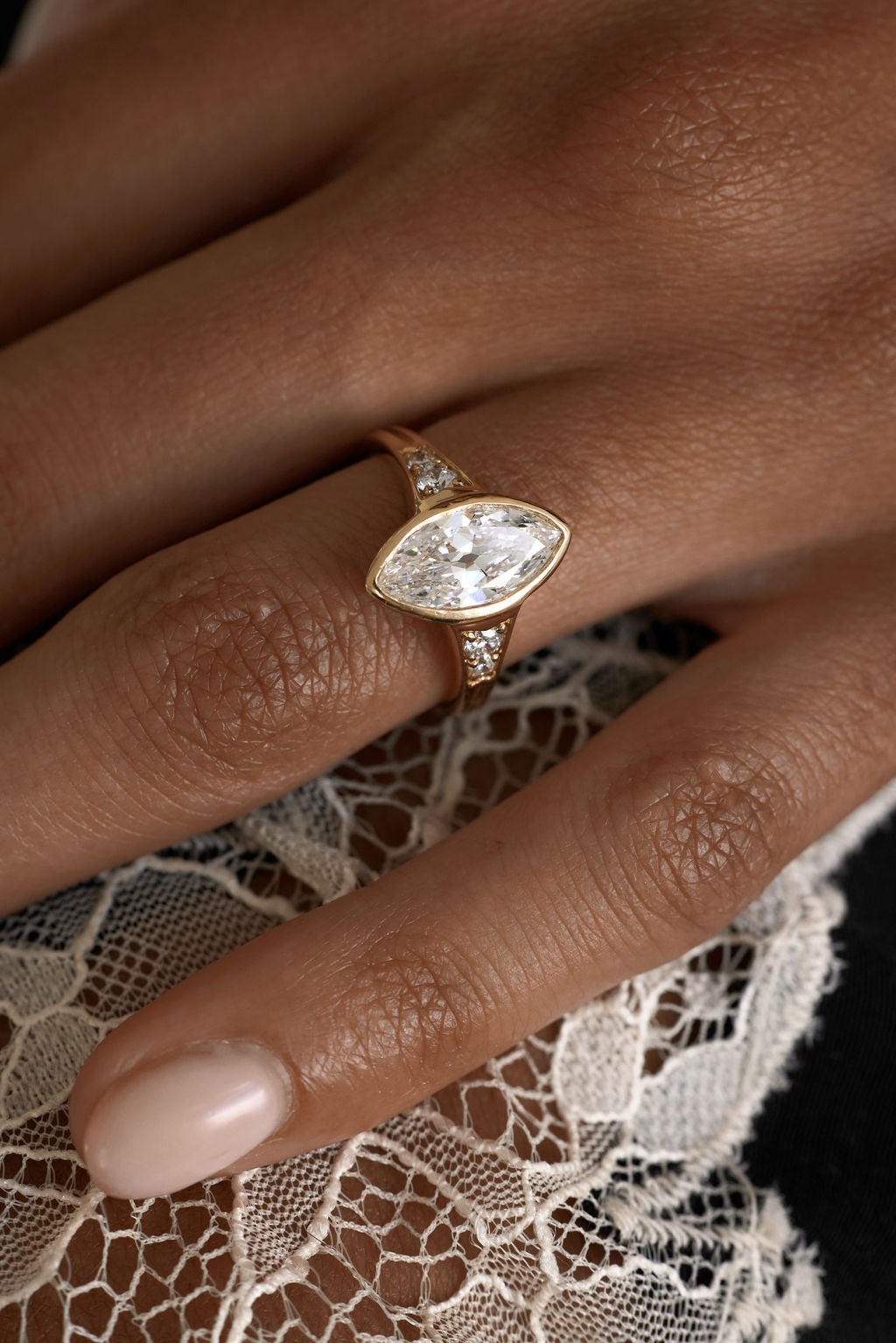 2 CT Round Halo & Pave Lab Grown Diamond Engagement Ring