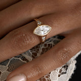 2 CT Round Halo & Pave Lab Grown Diamond Engagement Ring