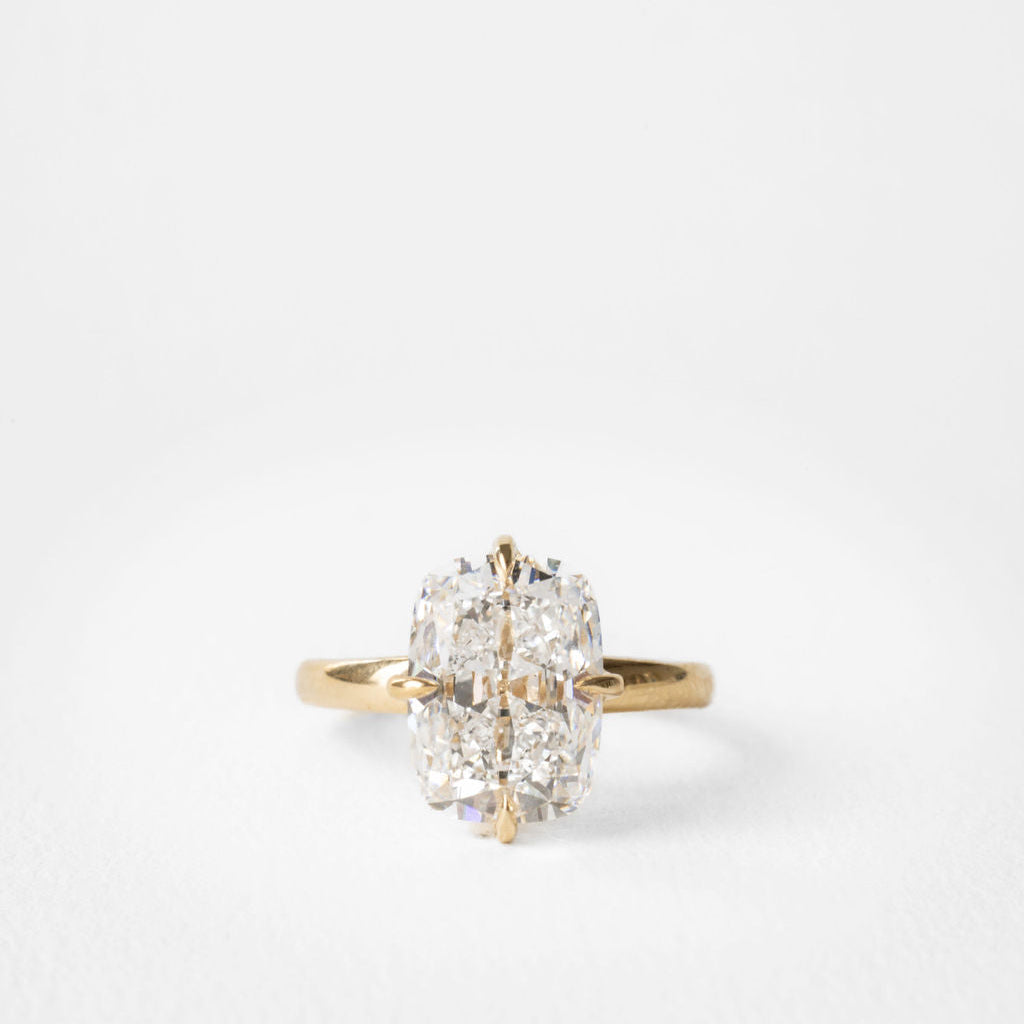 2 CT Round Halo & Pave Lab Grown Diamond Engagement Ring