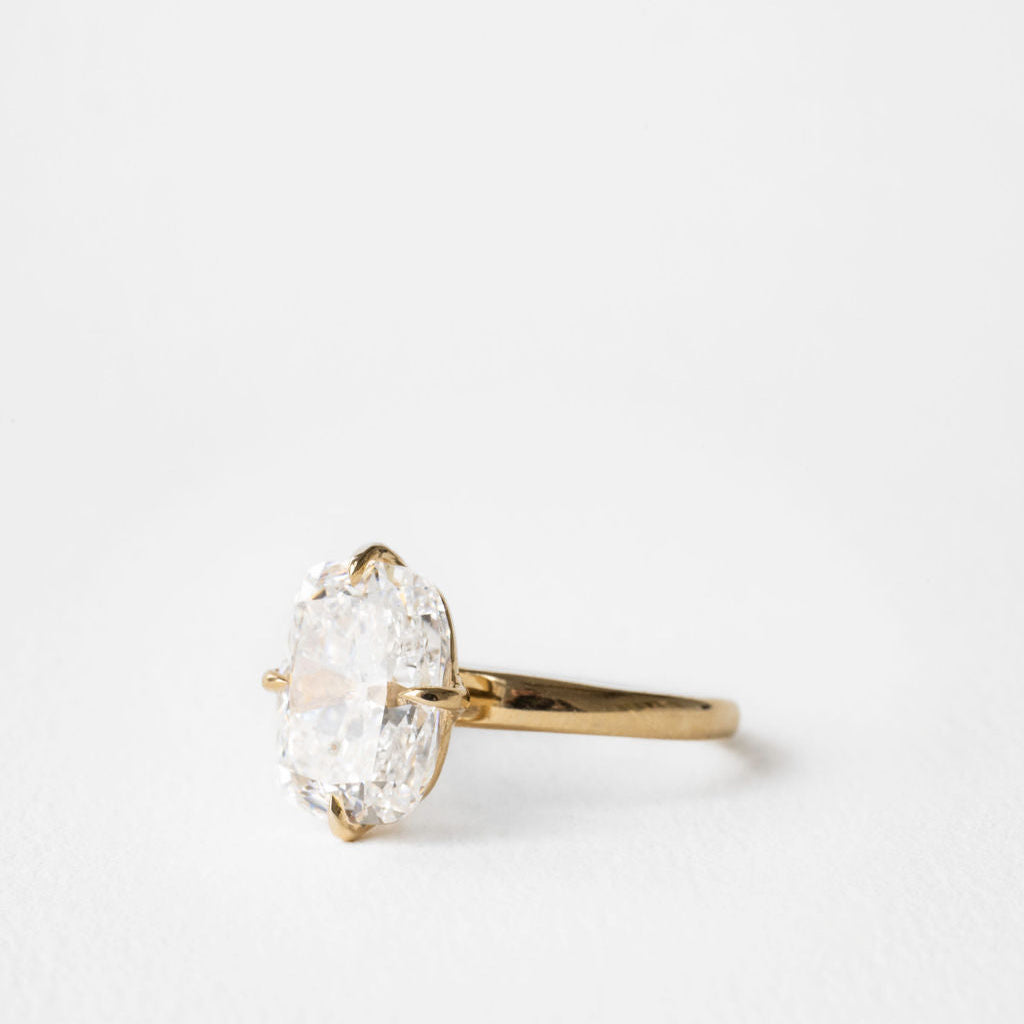 2 CT Round Halo & Pave Lab Grown Diamond Engagement Ring