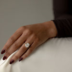 2 CT Round Halo & Pave Lab Grown Diamond Engagement Ring