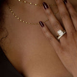 2 CT Round Halo & Pave Lab Grown Diamond Engagement Ring