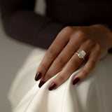 2 CT Round Halo & Pave Lab Grown Diamond Engagement Ring