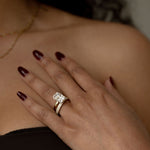 2 CT Round Halo & Pave Lab Grown Diamond Engagement Ring