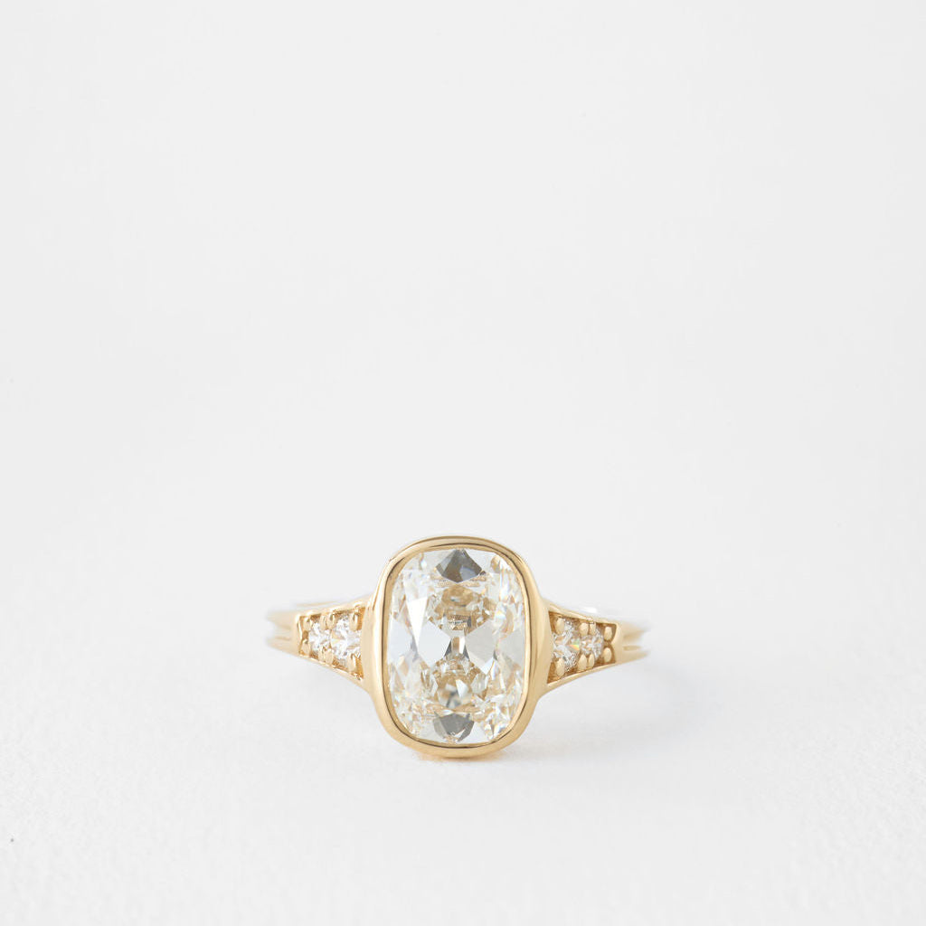 2 CT Round Halo & Pave Lab Grown Diamond Engagement Ring