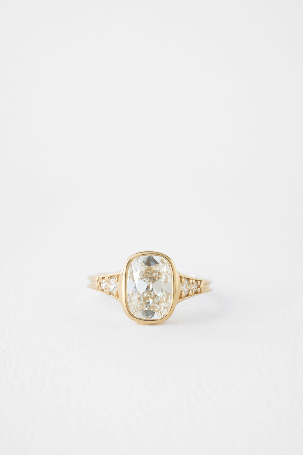 2 CT Round Halo & Pave Lab Grown Diamond Engagement Ring
