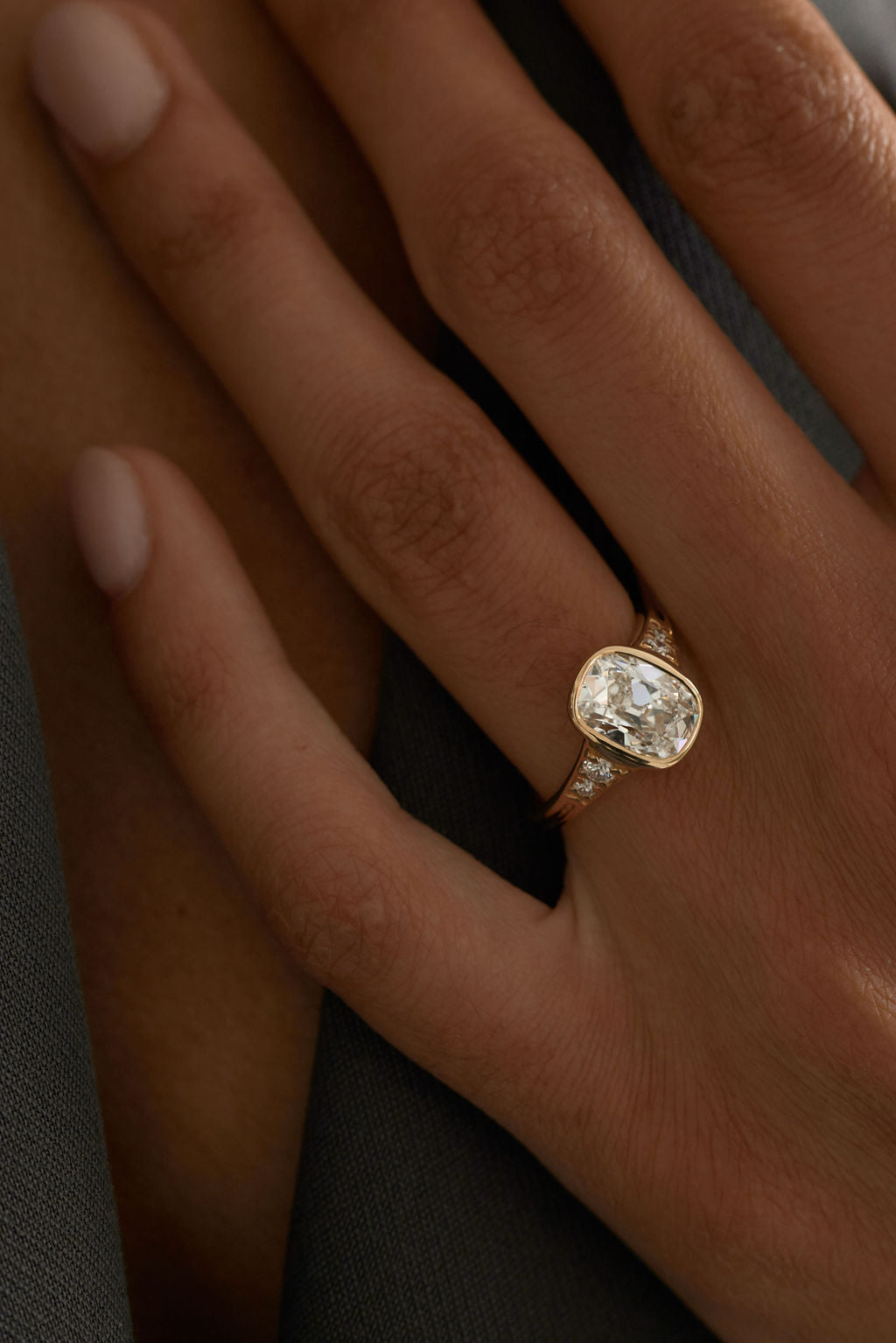 2 CT Round Halo & Pave Lab Grown Diamond Engagement Ring