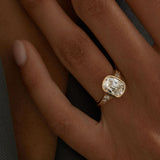 2 CT Round Halo & Pave Lab Grown Diamond Engagement Ring