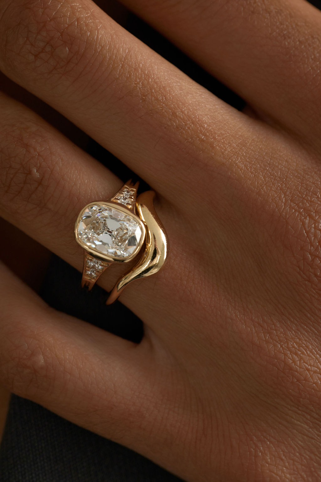 2 CT Round Halo & Pave Lab Grown Diamond Engagement Ring