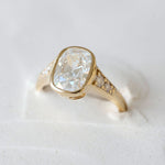 2 CT Round Halo & Pave Lab Grown Diamond Engagement Ring