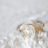 2 CT Round Halo & Pave Lab Grown Diamond Engagement Ring
