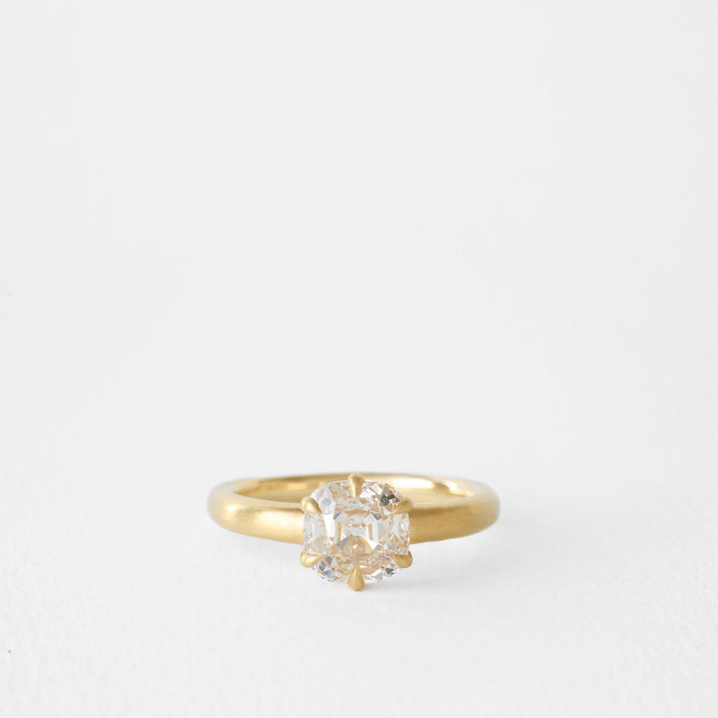 2 CT Round Halo & Pave Lab Grown Diamond Engagement Ring