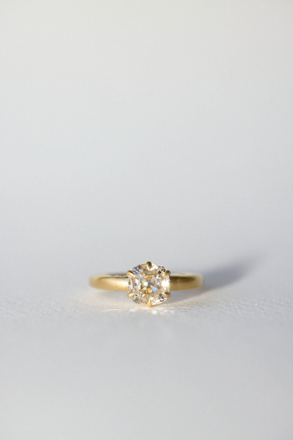 2 CT Round Halo & Pave Lab Grown Diamond Engagement Ring