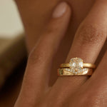 2 CT Round Halo & Pave Lab Grown Diamond Engagement Ring