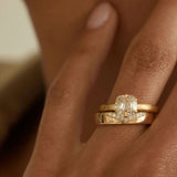 2 CT Round Halo & Pave Lab Grown Diamond Engagement Ring