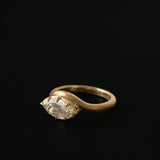 2 CT Round Halo & Pave Lab Grown Diamond Engagement Ring