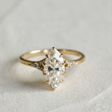 2 CT Round Halo & Pave Lab Grown Diamond Engagement Ring